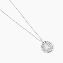 Collier Souria Argent Blanc Oxyde De Zirconium|Marc Orian Hot