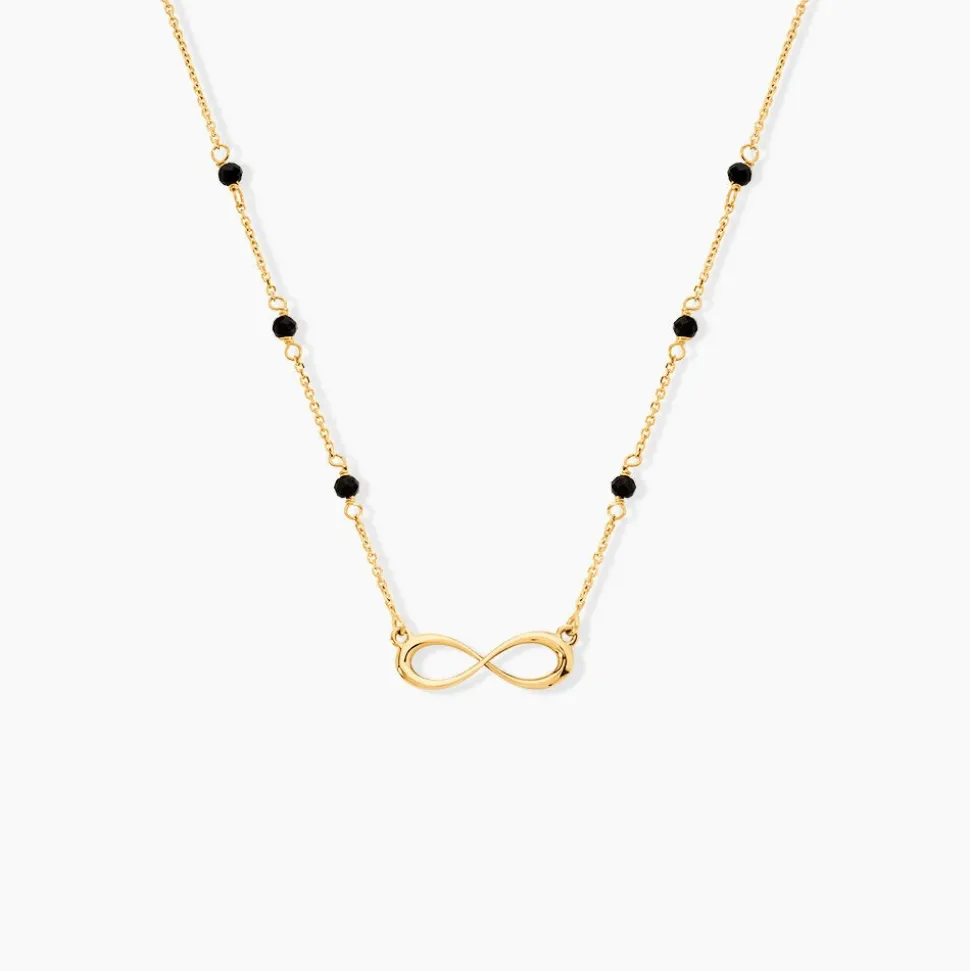 Collier Spya Infini Or Jaune Spinelle