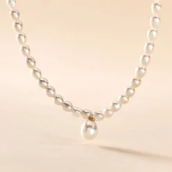 Collier Stella-rose Or Jaune Perle De Culture|Marc Orian Outlet