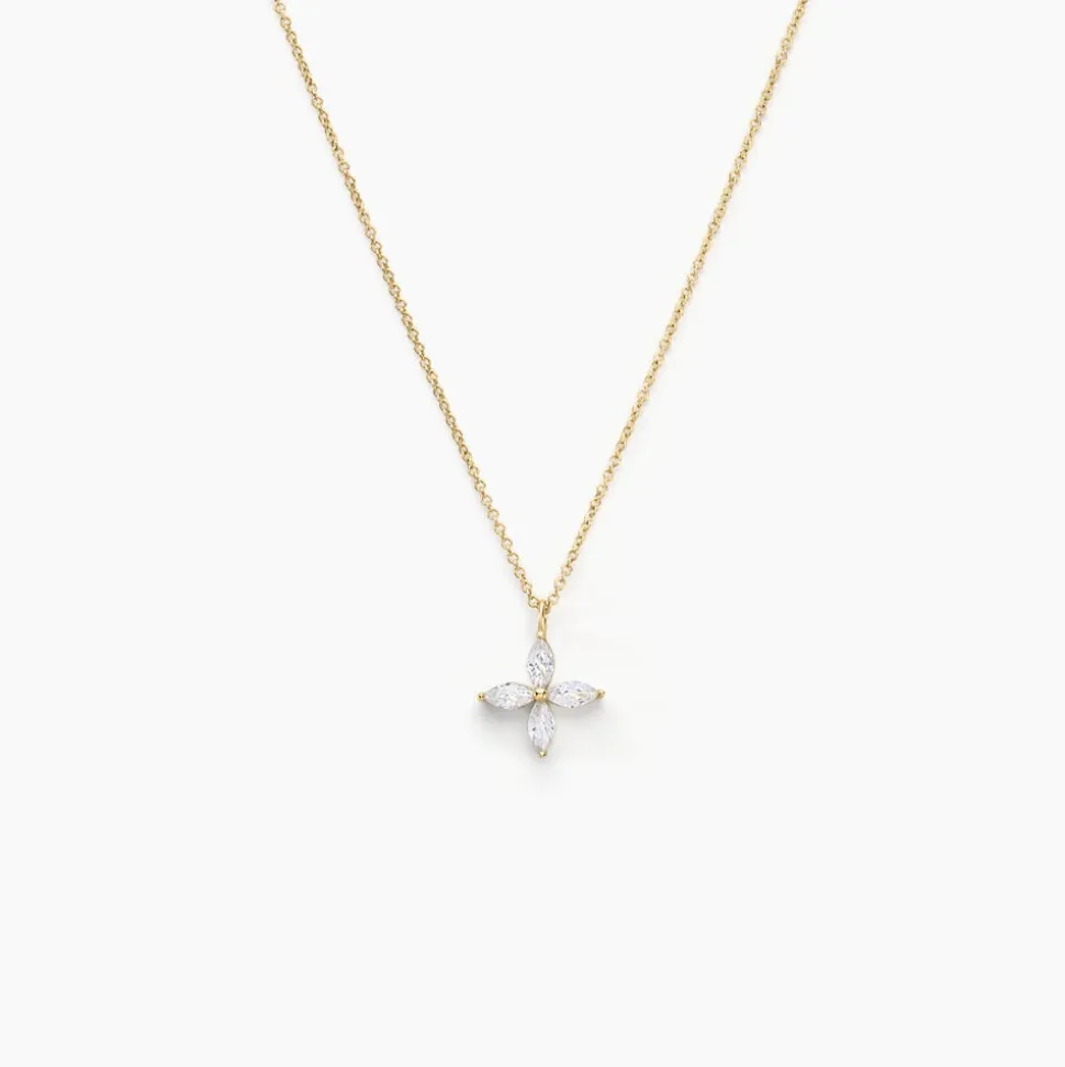 Collier Stellia Or Jaune Oxyde De Zirconium