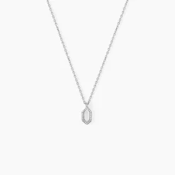 Collier Stellie Argent Blanc Oxyde De Zirconium|Marc Orian Online