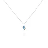 Collier Sunset Or Blanc Topaze Oxyde