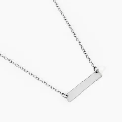 Collier Suzeanne Argent Blanc