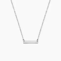 Collier Suzeanne Argent Blanc