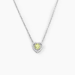 Collier Suzon Argent Blanc Oxyde De Zirconium|Marc Orian New