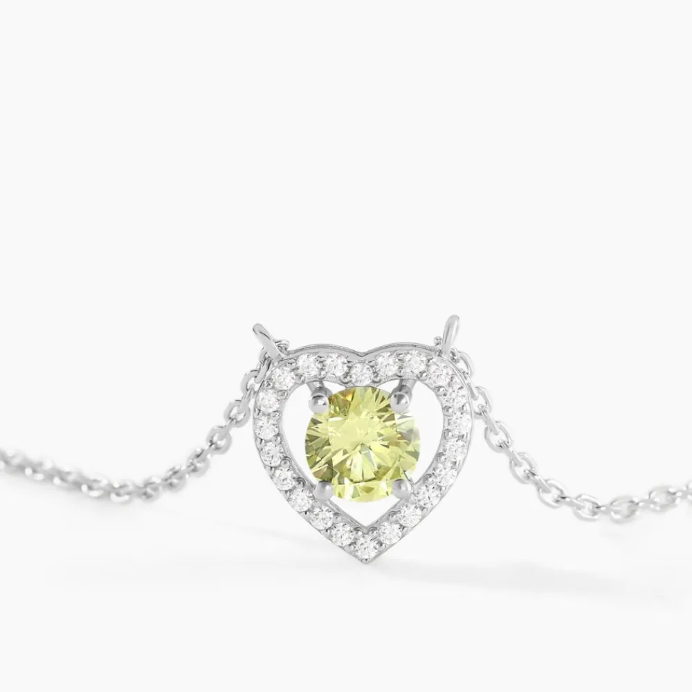 Collier Suzon Argent Blanc Oxyde De Zirconium|Marc Orian New