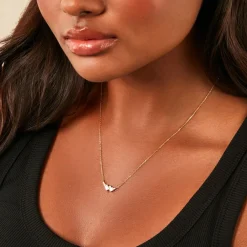 Collier Sya Plaqué Or Jaune Oxyde De Zirconium|Marc Orian New
