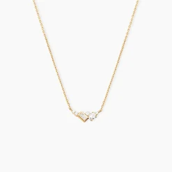 Collier Sya Plaqué Or Jaune Oxyde De Zirconium|Marc Orian New