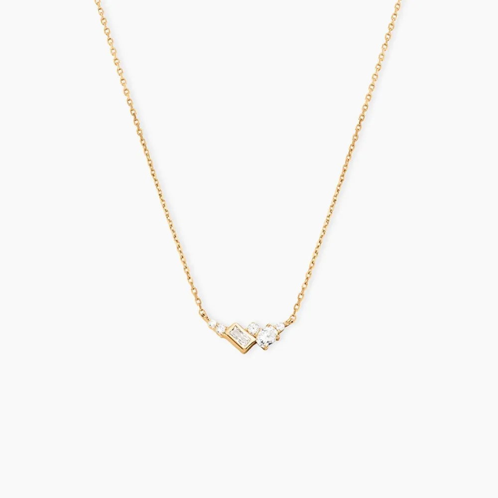 Collier Sya Plaqué Or Jaune Oxyde De Zirconium|Marc Orian New