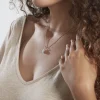 Collier Sylla Argent Blanc Oxyde De Zirconium|Marc Orian Online