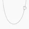 Collier Tahis Argent Blanc Oxyde De Zirconium|Marc Orian Online