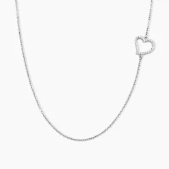 Collier Tahis Argent Blanc Oxyde De Zirconium|Marc Orian Online