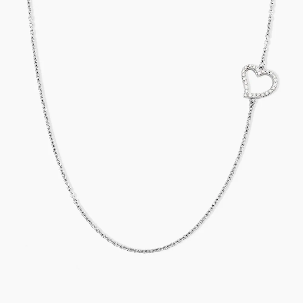 Collier Tahis Argent Blanc Oxyde De Zirconium|Marc Orian Online