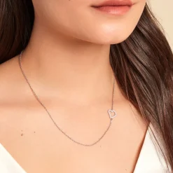 Collier Tahis Argent Blanc Oxyde De Zirconium|Marc Orian Online