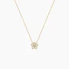 Collier Talie Or Jaune Oxyde De Zirconium
