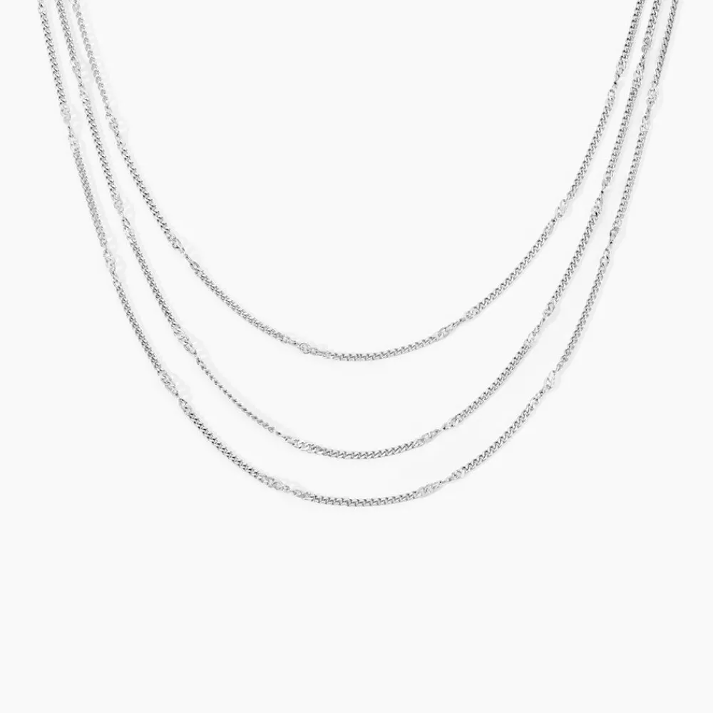 Collier Tango Argent Blanc|Marc Orian Hot