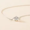 Collier Taona Argent Blanc Oxyde De Zirconium