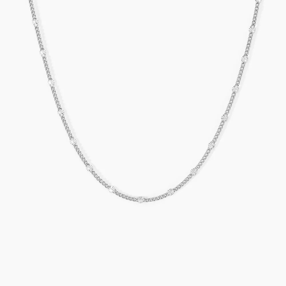 Collier Tessie Argent Blanc|Marc Orian Discount