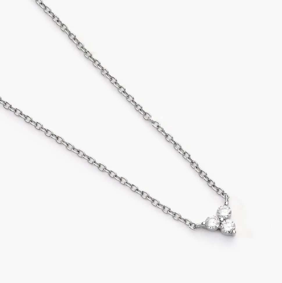 Collier Thylane Argent Blanc Oxyde De Zirconium