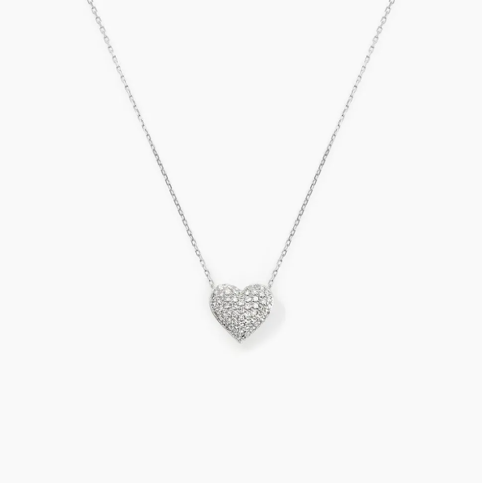 Collier Ti Amo Or Blanc Diamant
