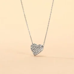 Collier Ti Amo Or Blanc Diamant