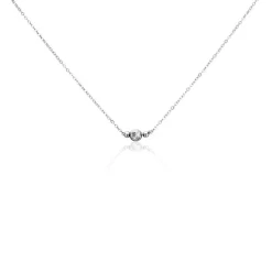 Collier Tolly Argent Blanc