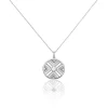 Collier Tribal Argent Blanc Oxyde De Zirconium|Marc Orian New