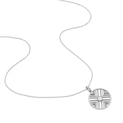 Collier Tribal Argent Blanc Oxyde De Zirconium|Marc Orian New