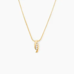 Collier Trilogie Or Jaune Diamant