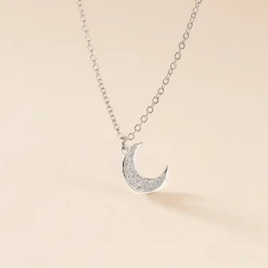 Collier Twiggy Argent Blanc