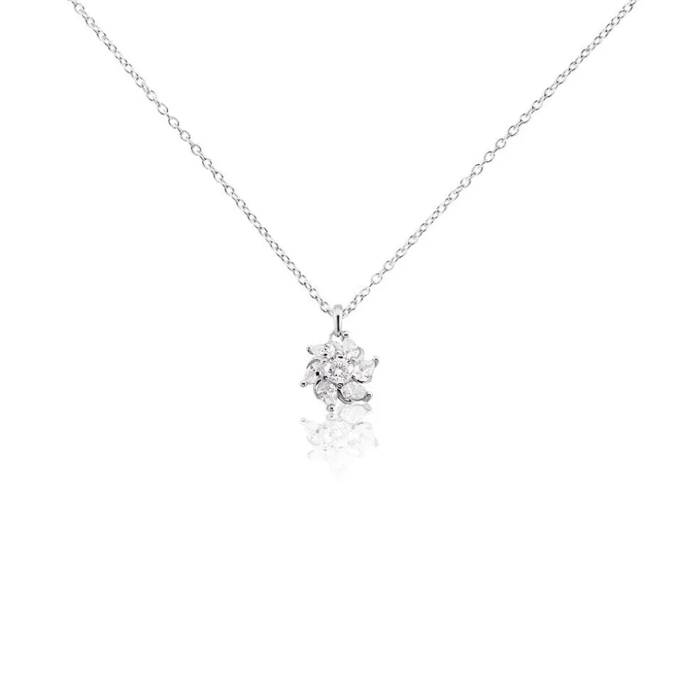 Collier Ulyssia Argent Blanc Oxyde De Zirconium