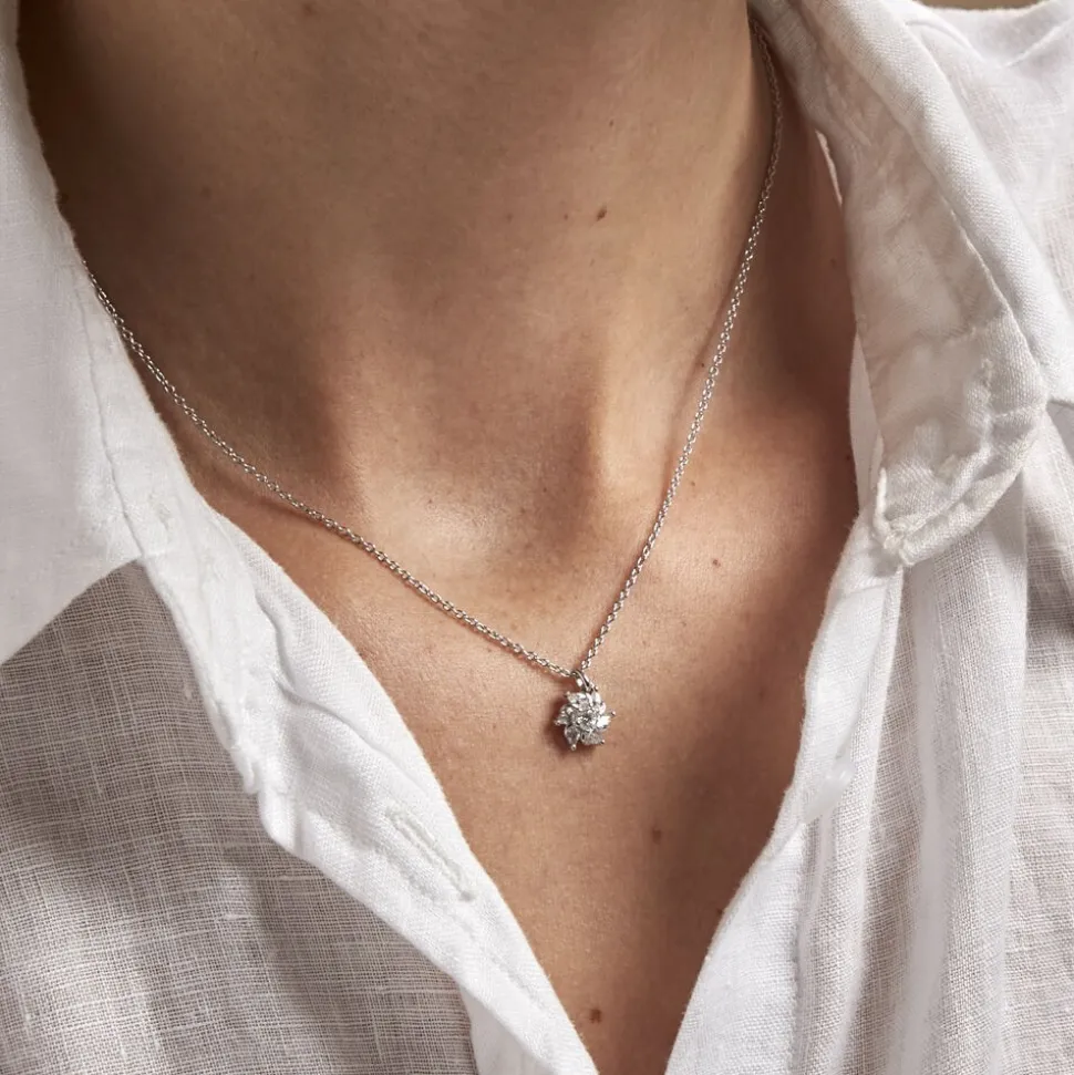 Collier Ulyssia Argent Blanc Oxyde De Zirconium