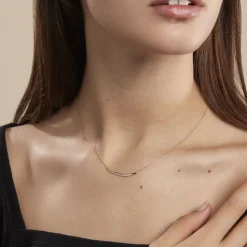 Collier Una Or Jaune Diamant