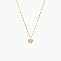 Collier Vaina Or Jaune Diamant