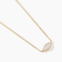 Collier Valentyne Plaque Or Jaune Oxyde De Zirconium|Marc Orian Outlet