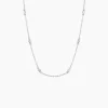 Collier Vashti Argent Blanc Oxyde De Zirconium