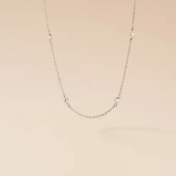 Collier Vashti Argent Blanc Oxyde De Zirconium