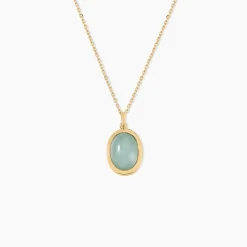 Collier Veina Plaqué Or Jaune Aventurine|Marc Orian Online