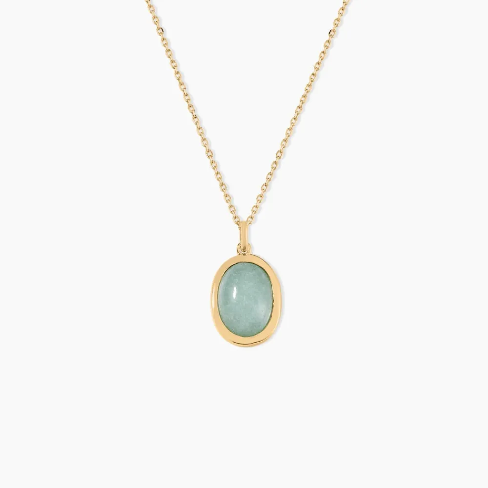 Collier Veina Plaqué Or Jaune Aventurine|Marc Orian Online