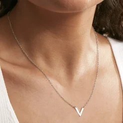 Collier Velda Argent Blanc|Marc Orian Hot