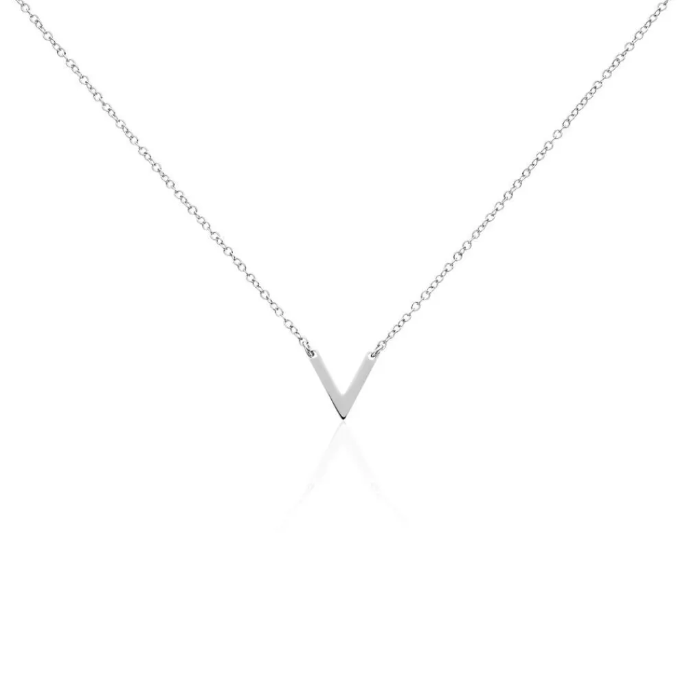 Collier Velda Argent Blanc|Marc Orian Hot