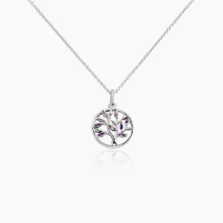 Collier Venka Argent Blanc Oxyde De Zirconium