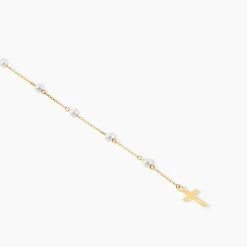 Collier Vesta Or Jaune Perle De Culture
