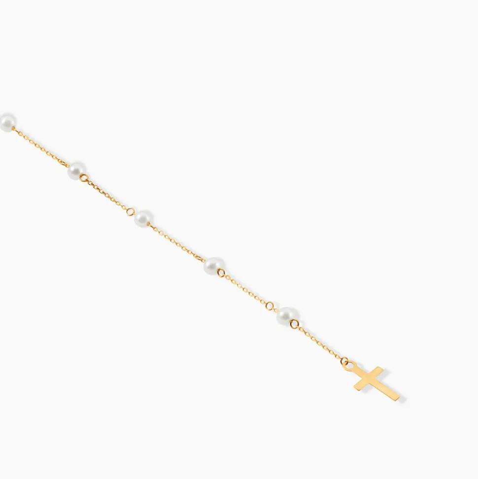 Collier Vesta Or Jaune Perle De Culture