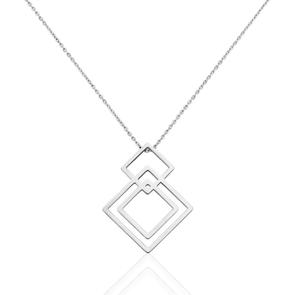 Collier Violetka Acier Blanc|Marc Orian Online