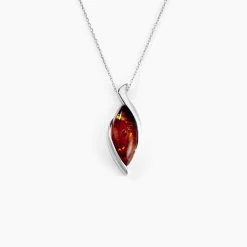 Collier Vyara Argent Blanc Ambre|Marc Orian