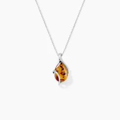Collier Wahiba Argent Blanc Ambre|Marc Orian Best