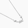 Collier Wanda Argent Blanc Oxyde De Zirconium