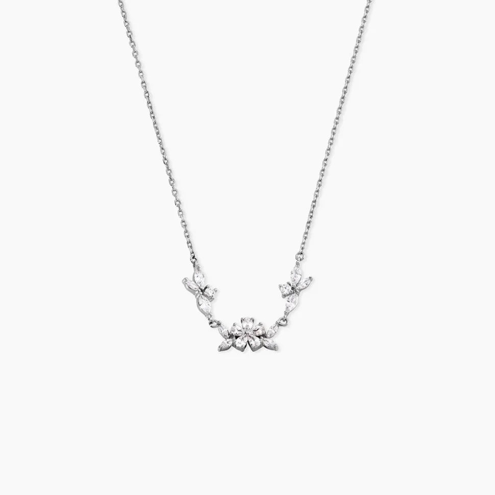 Collier Wanda Argent Blanc Oxyde De Zirconium