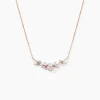 Collier Wanda Argent Rose Oxyde De Zirconium